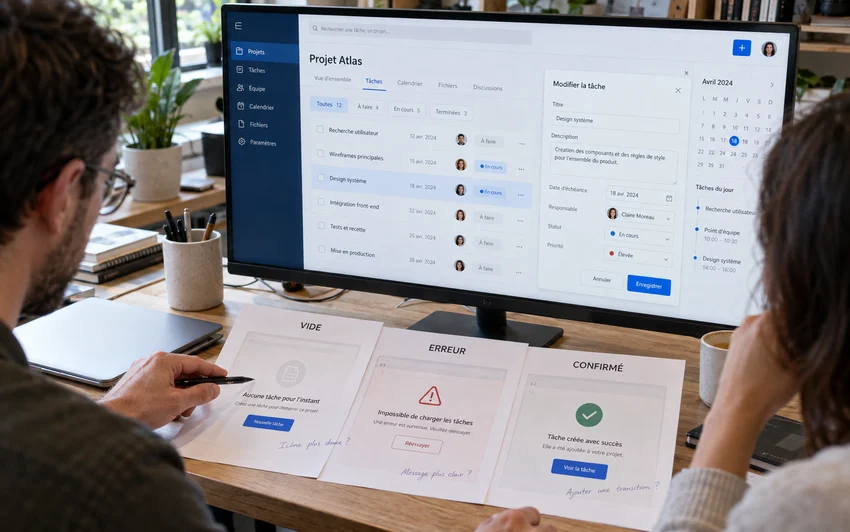 Interfaces de produit — étude illustrative